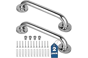2 Pack Shower Grab Bar: Safety and Support for Disabled Individuals
