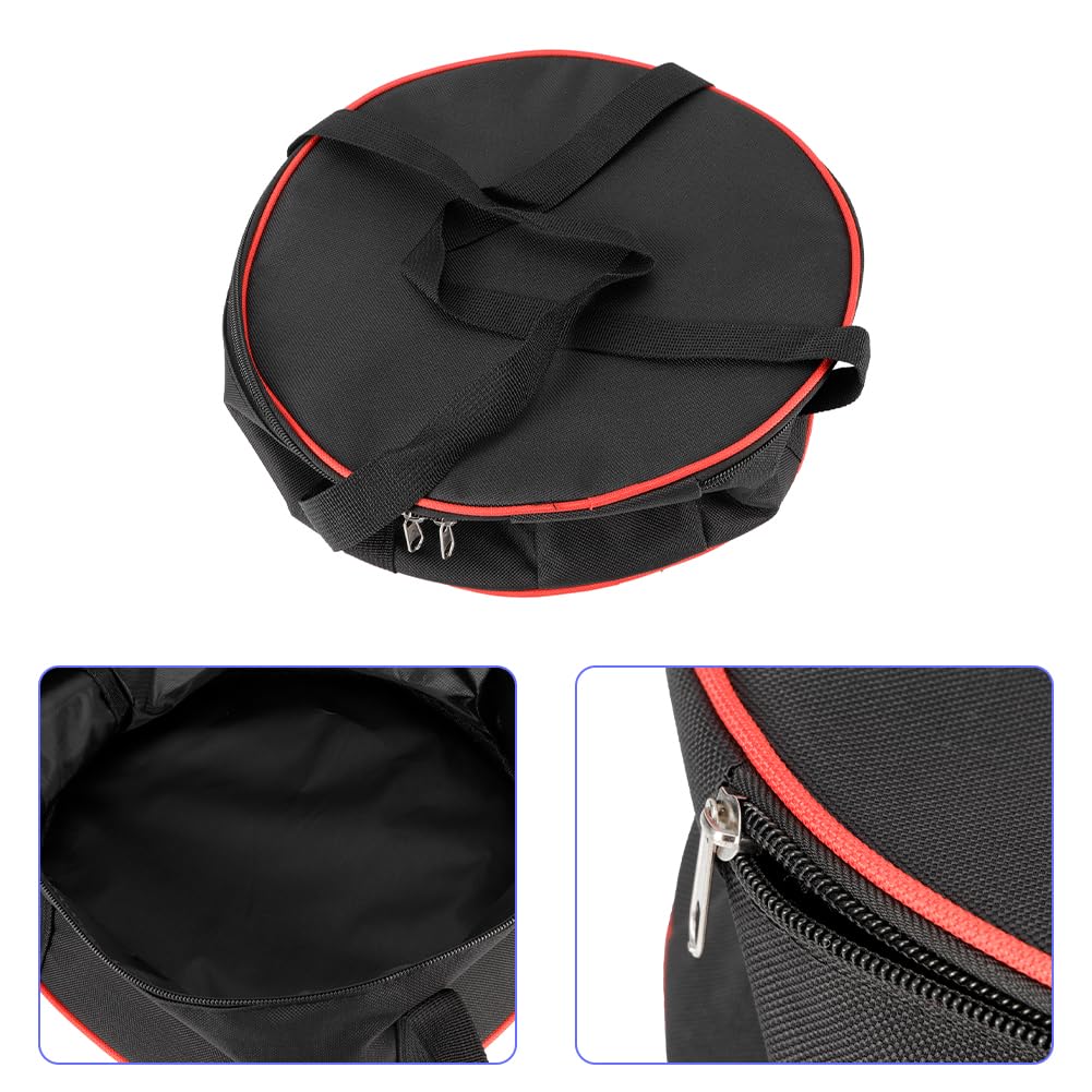 Tiiyee Vaisselle Conteneurs Stockage Mallette Sac Transport, Sacs Portable Camping Boîte Pique Nique Plein Air Barbecue Tasses Assiettes Soucoupes Verres Vin Protection Casseroles Ustensiles Noir