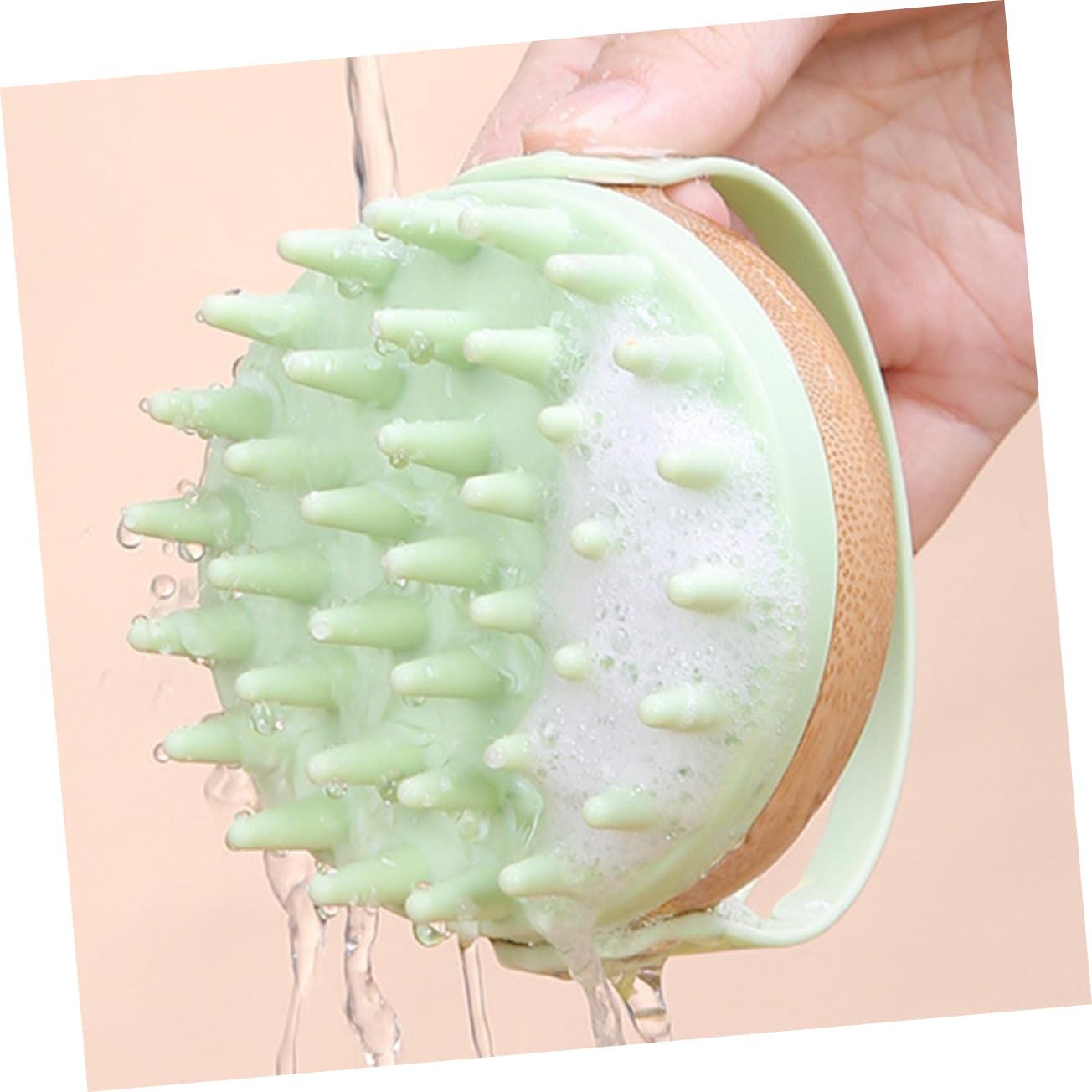 MAGICLULU Cepillo De Champú Para El Cuero Cabelludo 3 Unidades Cerdas Suaves Masajeador Para Un Agarre Más Fácil.