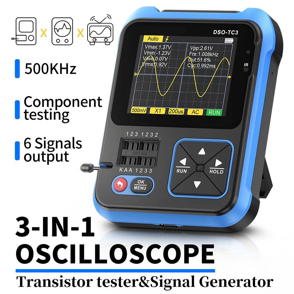 Amazon.co.jp: オシロスコープ DSO-TC3 500kHz帯域幅 3 in 1