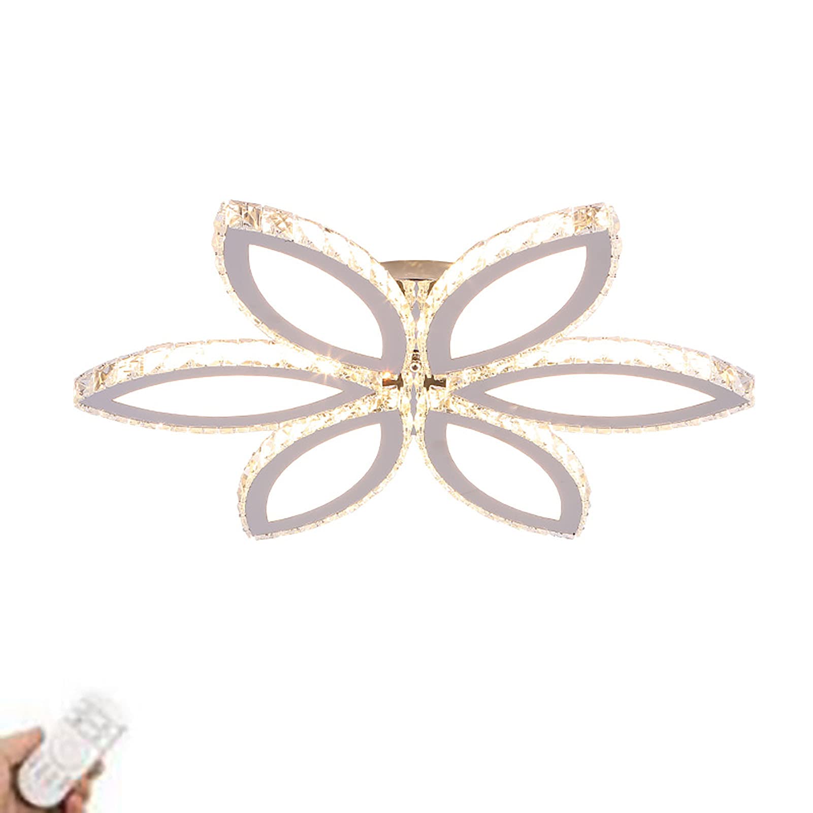 RRJJ Led Ceiling Light Dimmable Living Room Lamp with Remote Control Colour Changing Bedroom Ceiling Lamp Modern Ceiling Lighting Ceiling Lighting Chandelier Lamp-Stepless dimming 70x8c