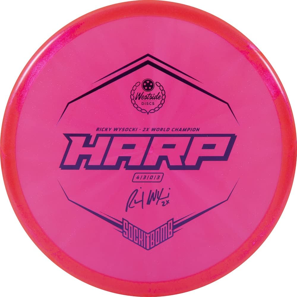 Westside Discs Limited Edition Ricky Wysocki Sockibomb VIP Ice Harp Putter Golf Disc [Colors Will Vary]