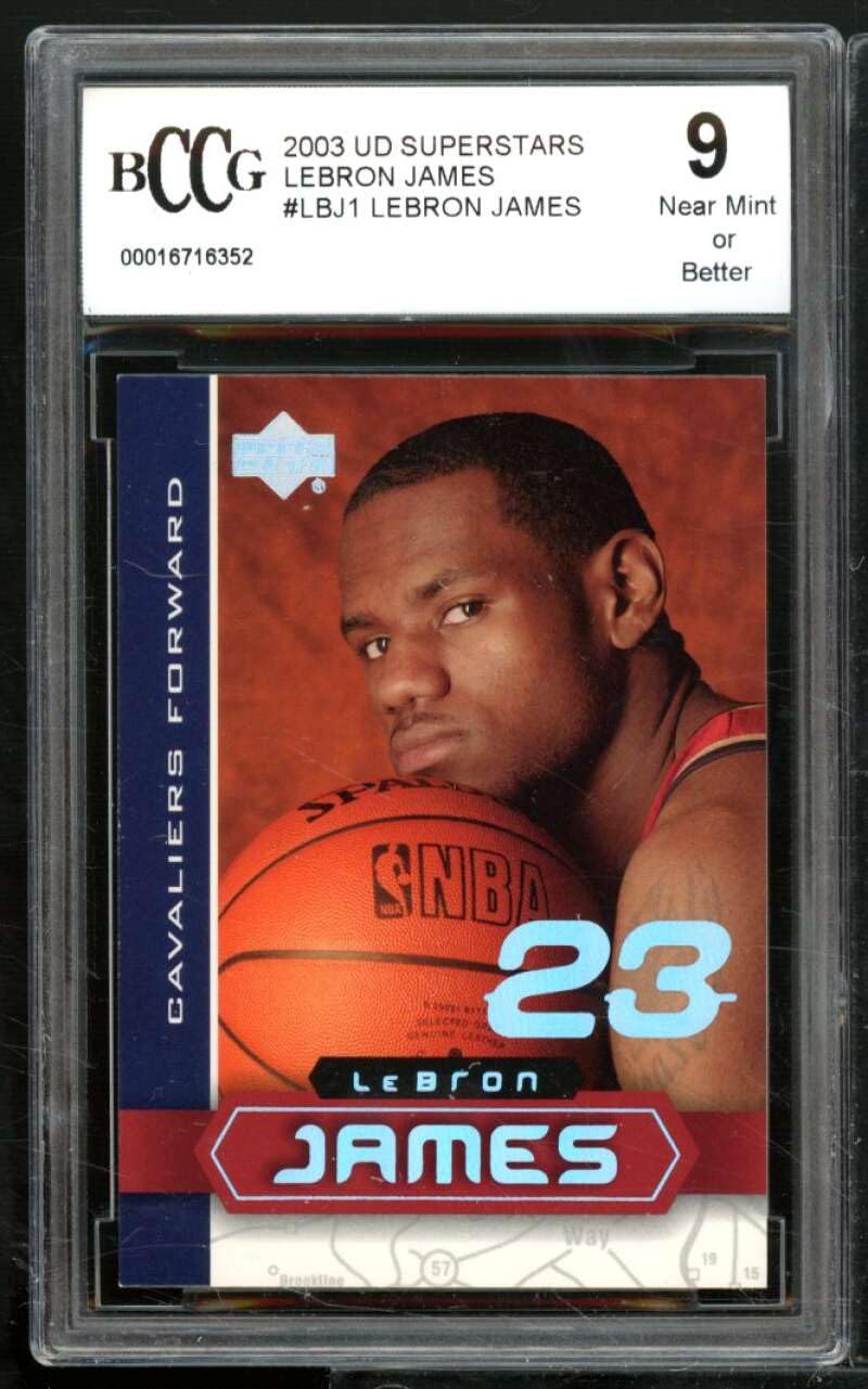 Amazon.com: LeBron James Rookie Card 2003-04 UD Superstars #LBJ-1