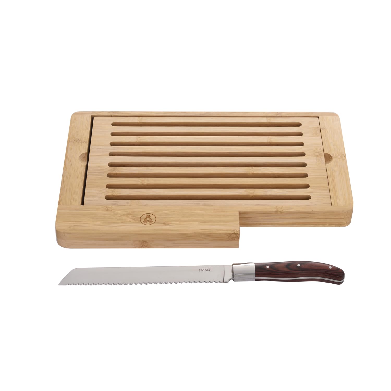 LAGUIOLE HERITAGE - Couteau, Pain, Planche, Bois, Bambou, Marron