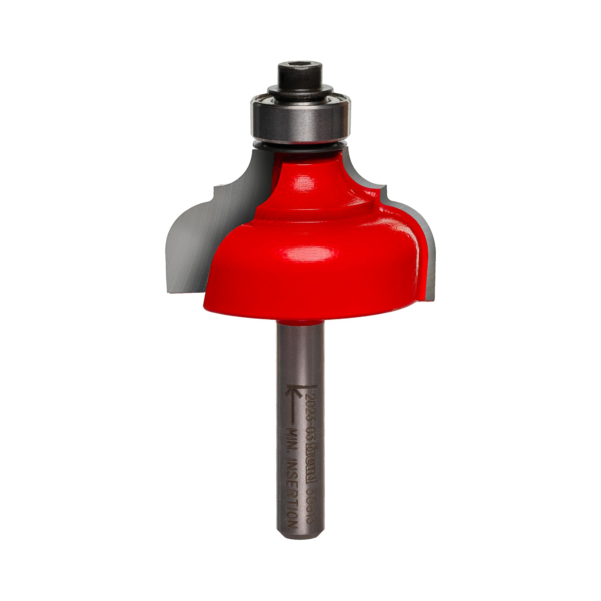 Freud 38-613: 1-3/8" (Dia.) Classical Cove & Round Bit with 1/4" Shank — image 1