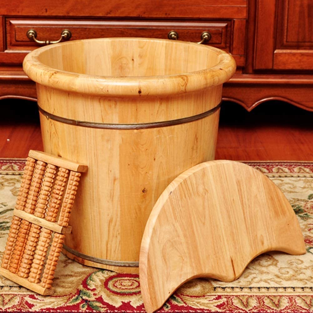 Lavabo de Madera para pies para Adultos, hogar con Barril de baño de pies, baño de pies, Barril de baño de pies para el hogar, baño de pies