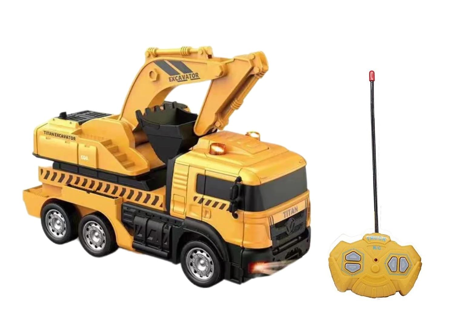 See full amazon price history chart for IndusBay® 4 Channel Fully Function Remote Control Construction Truck Excavator Truck for kids Boys, Yellow IndusBay® 4 Channel Fully Function Remote Control Construction Truck Excavator Truck for kids Boys, Yellow (B0CJ2P5V3H) Amazon Price History, Amazon Price Tracker