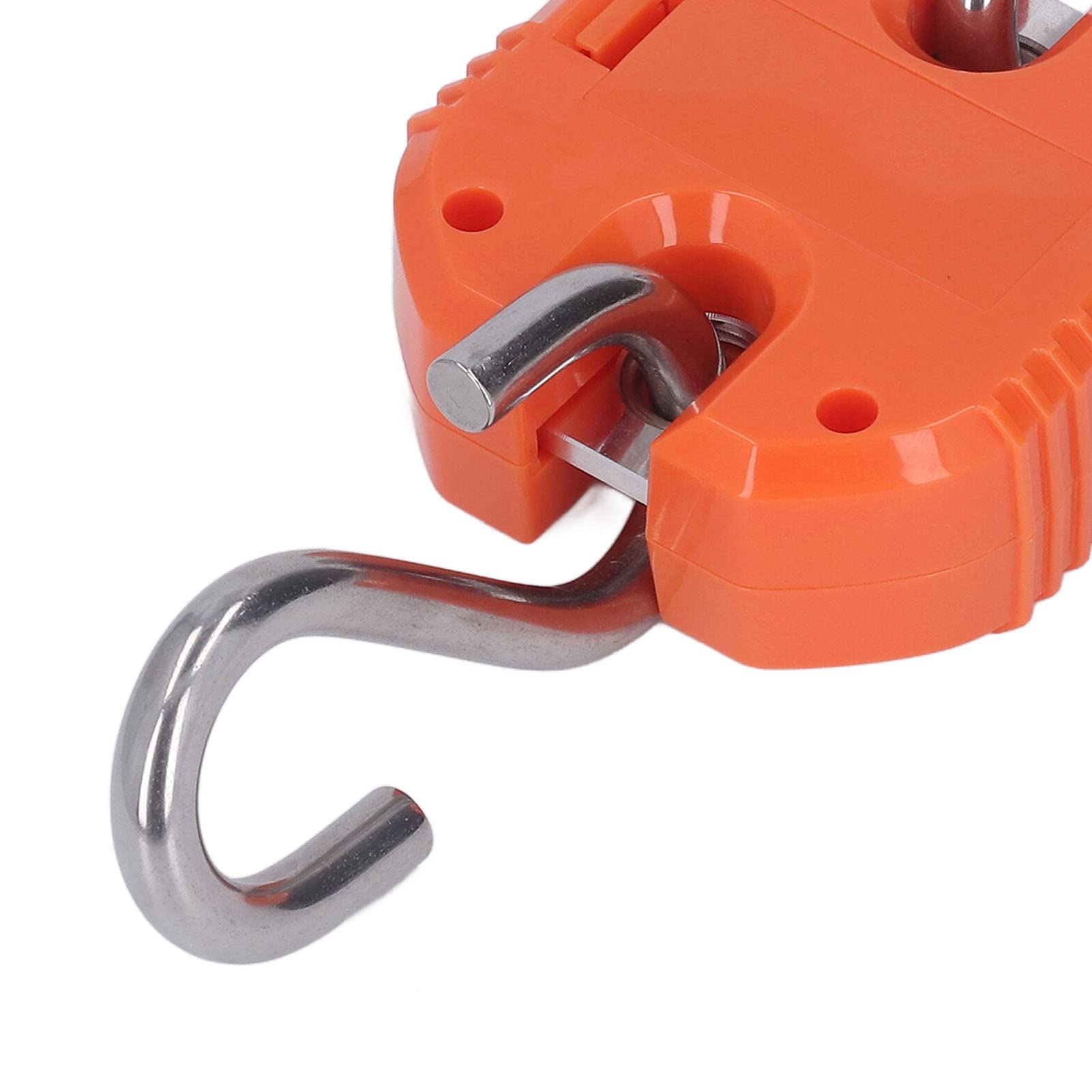 Balance Suspendue Arrêt Automatique 150 Kg, Pèse-Bagages Structure Résistante, pour Entrepôt, Logistique et Transport (Orange)