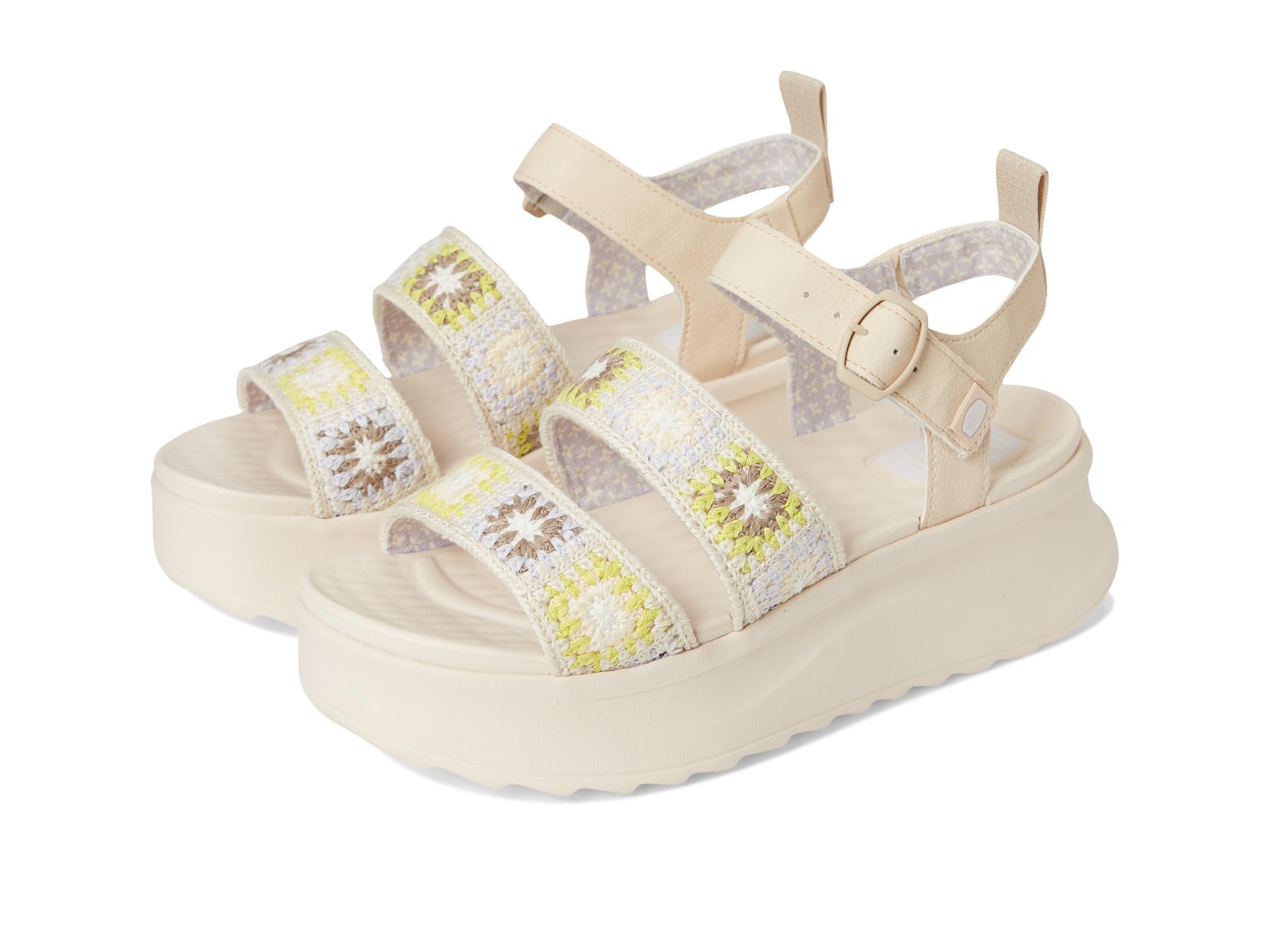 HEYDUDE Delray Buckle Cottage Crochet MocassinoDonna