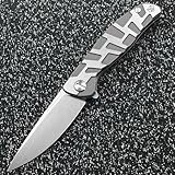 BMKNIVES Shirogorov F95T CD F95NL Ball Bearing Titanium Handle Knife (F95T CD)