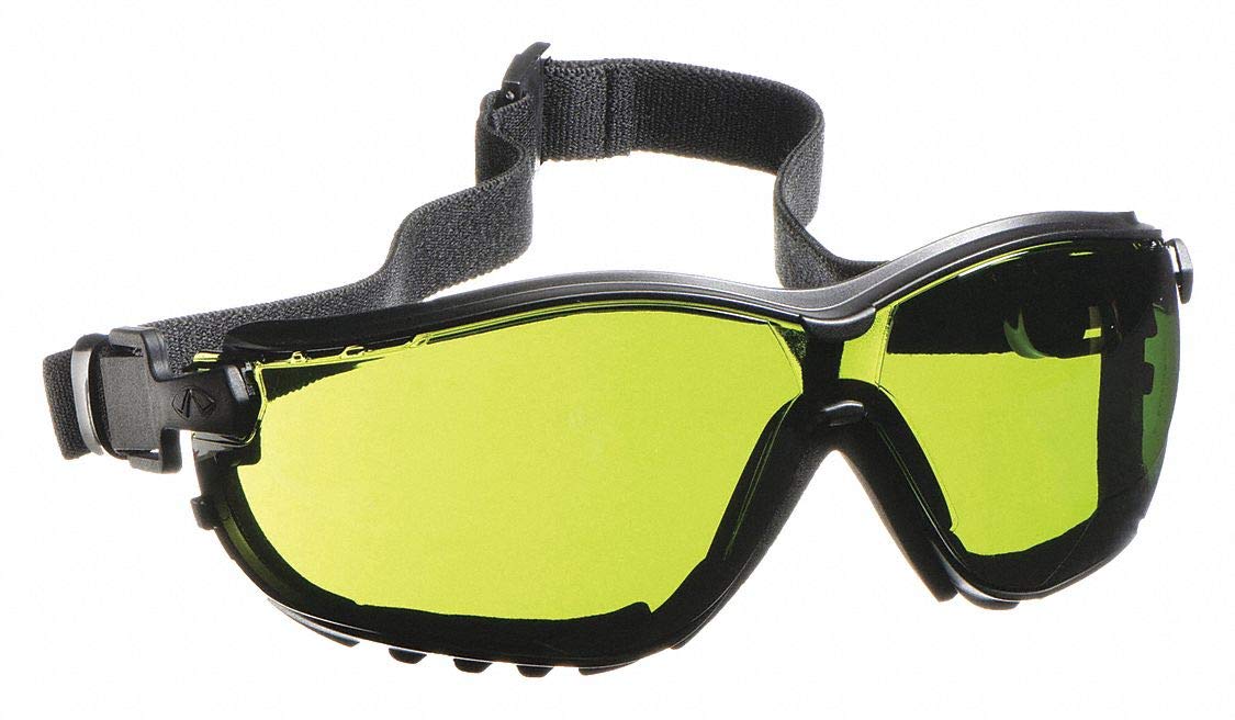 Pyramex V2G Safety Glasses, Black Frame/3.0 IR Filter Lens