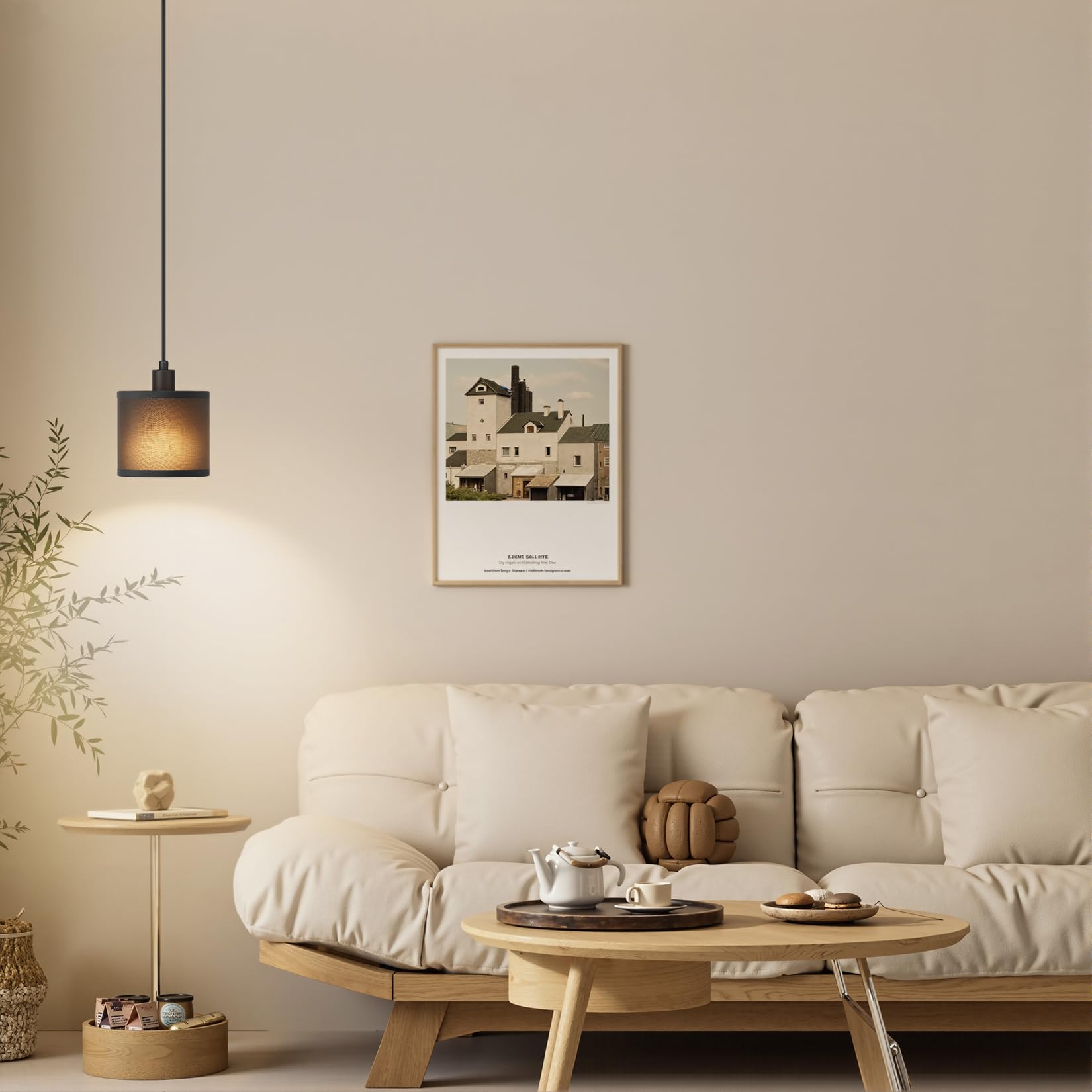 Klighten 3Pcs Lampada a Sospensione E14, Design Moderno, Regolabile in Altezza, Lampadario a Sospensione Semplice per Tavolo da Pranzo Soggiorno Cucina, 40W Max, Lampadina non Inclusa, Nero