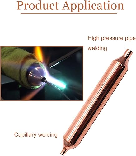 Miniatura 5 de Juego de 5 secadores de filtro para refrigerador, secador de filtro de 0.748 in x 4.961 in para refrigeración, secador de filtro de cobre con