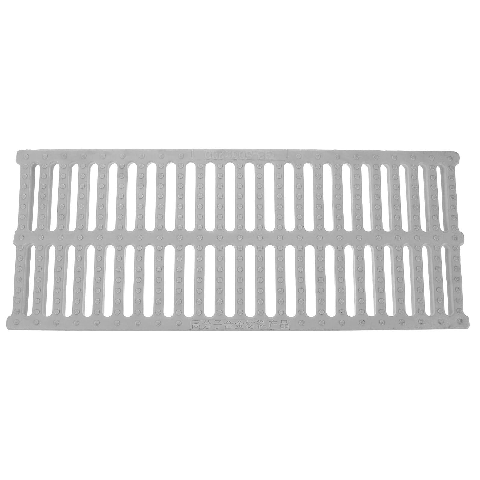 Grille d'égout rectangulaire en polymère haute résistance pour parkings et fermes