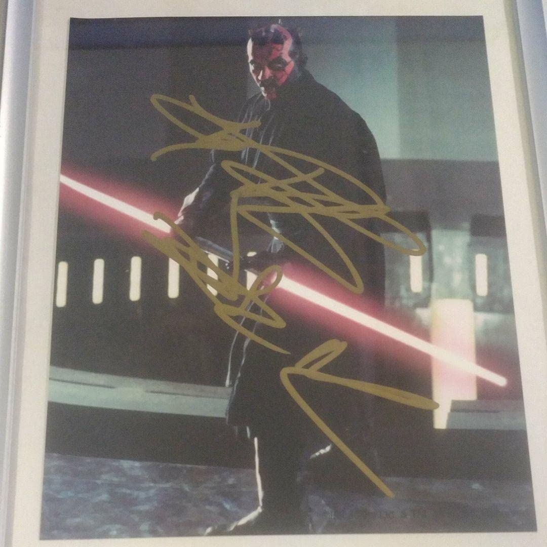 STAR WARSダースモールRay Park氏直筆サイン