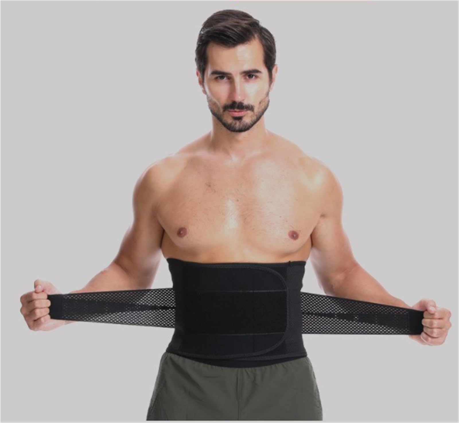 Fascia Lombare Cintura di Supporto for La Schiena for Vita Inferiore Unisex Protezione for Fitness Supporto Schiena | XXL