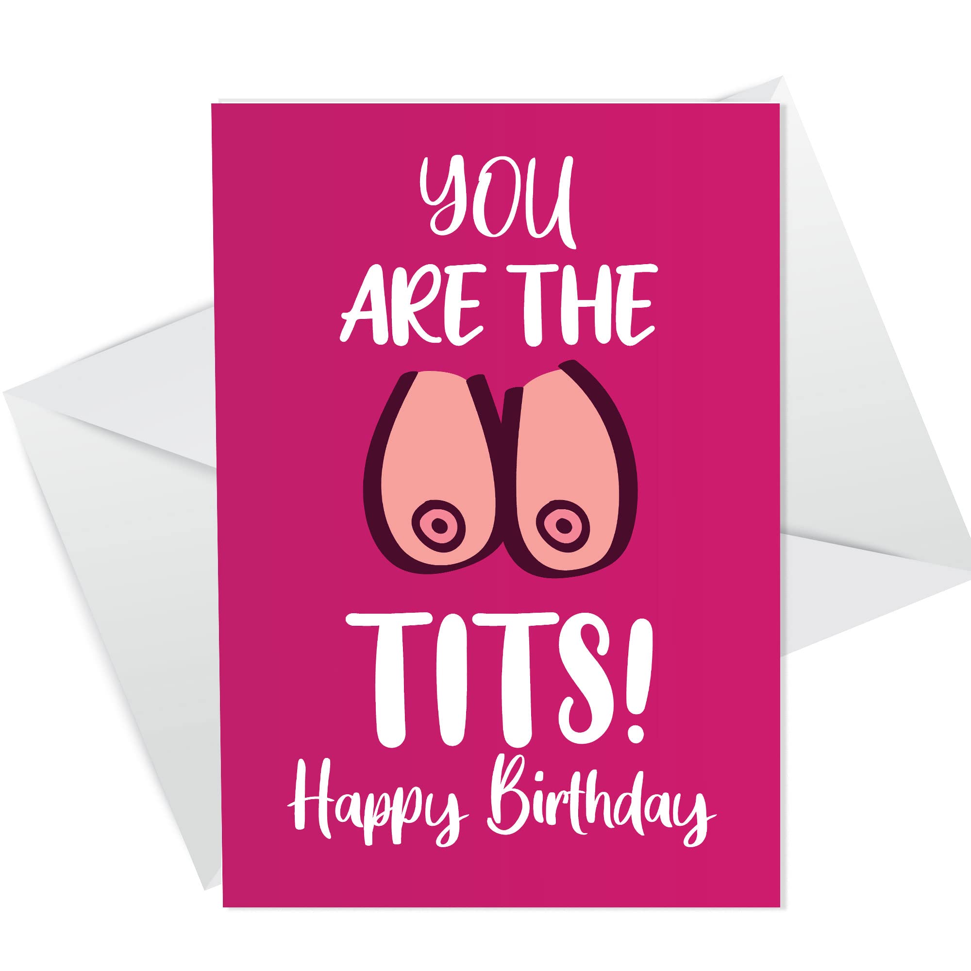 RED OCEAN Funny Birthday Card For Girlfriend Friend Funny Joke Humour Card For Women Novelty Birthday Card For Her