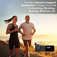 Vista 7 de Acelane Funda de banda para el vientre para transporte oculto para pistola abdominal para hombres y mujeres diestros + zurdos