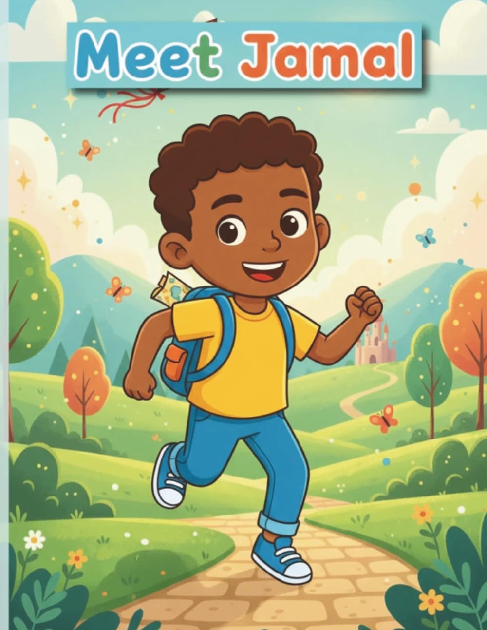 Meet Jamal: Future All-Star Jamal shows his skill in sports and games. A classic African American coloring book giving of great Black Boy Joy vibes (Olivia and Friends)