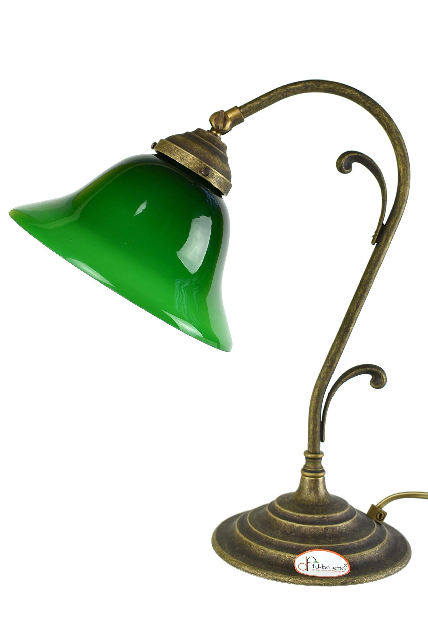 Lamparas de mesa,lampara de mesa noche, escritorio,lampara pantalla techo m29 Medidas: altura 36,5cm, Ø vidrio 19cm, Ø base 15,3cm