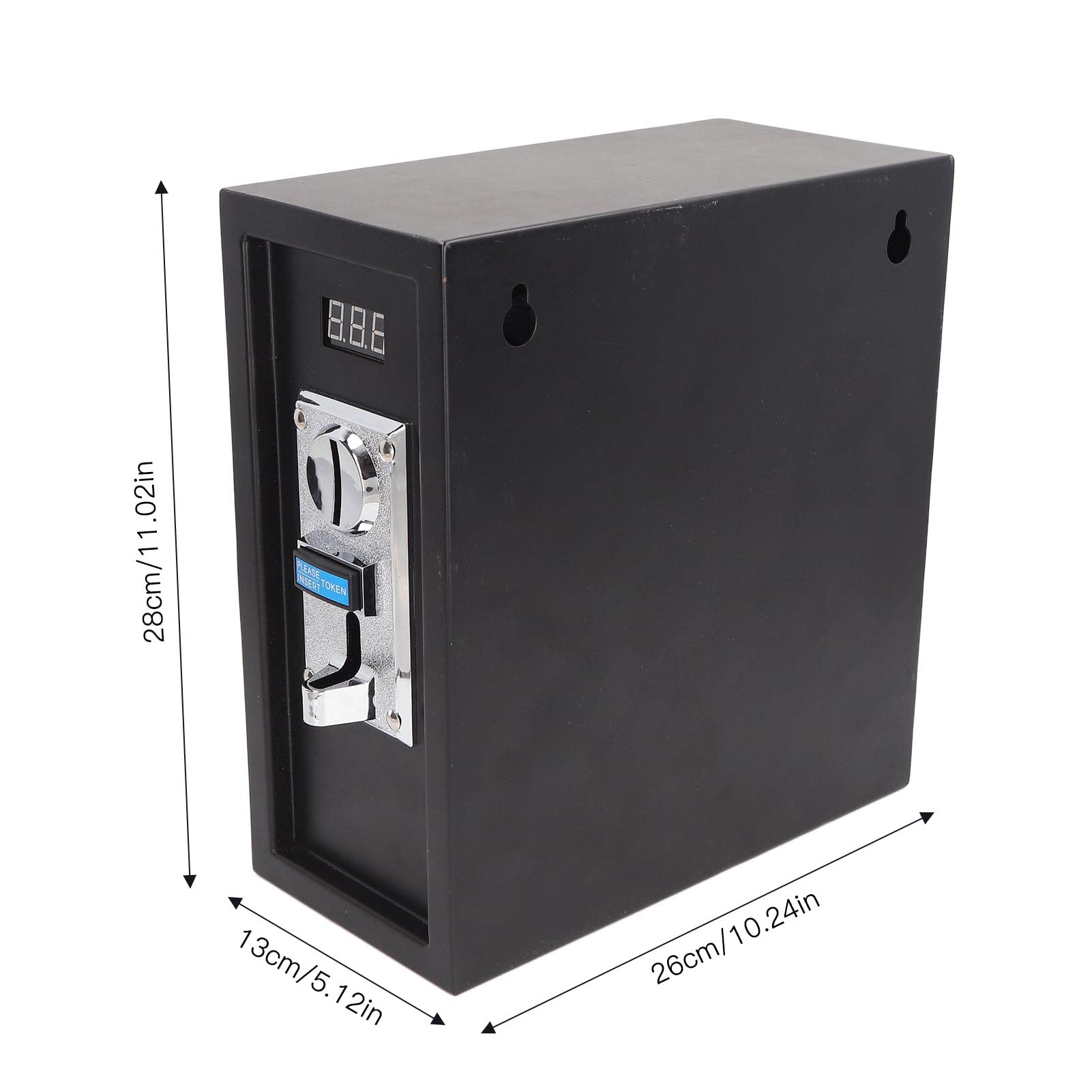 Asixxsix Boîte d'alimentation de contrôle de la minuterie à Monnaie, Boîte de Maturation à Monnaie programmable Accepteur de pièce pour Machine à Laver, Chaise de Massage