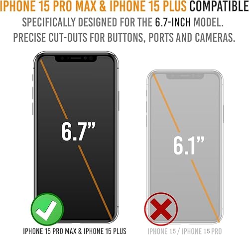 Miniatura 2 de Alpatronix Funda de batería para iPhone 15 Pro Max y 15 Plus, funda de carga rápida extendida de 15 W y cargador portátil resistente y banco de