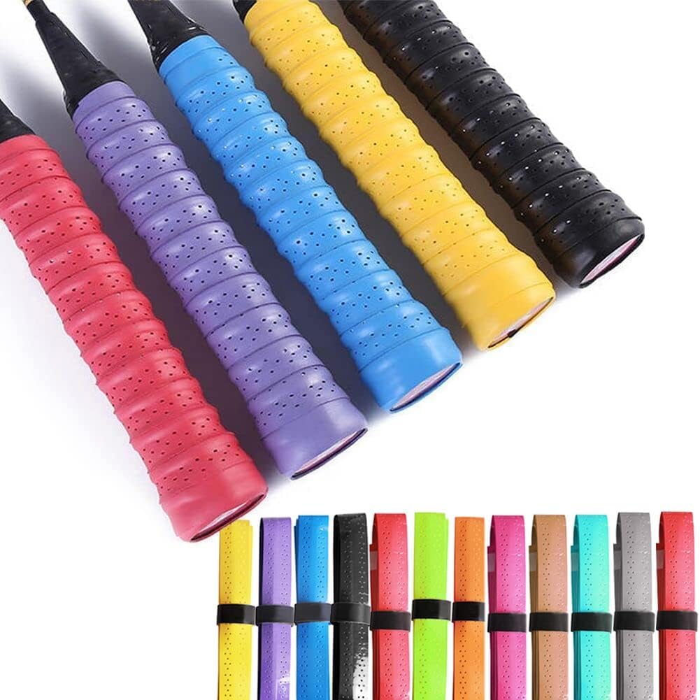 ArrowMax New Racket Grip Anti Slip Perforated Super Absorbent Tennis Overgrip Badminton Overgrip Pickleball Overgrip Multicolor (3) (B0CJ8X3JP5) Amazon Price History, Amazon Price Tracker