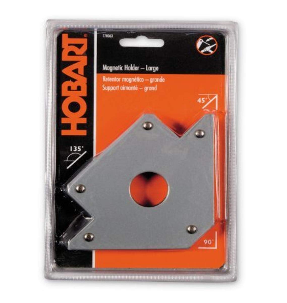Hobart 770063 Welding Magnetic Holder - Large, Gray