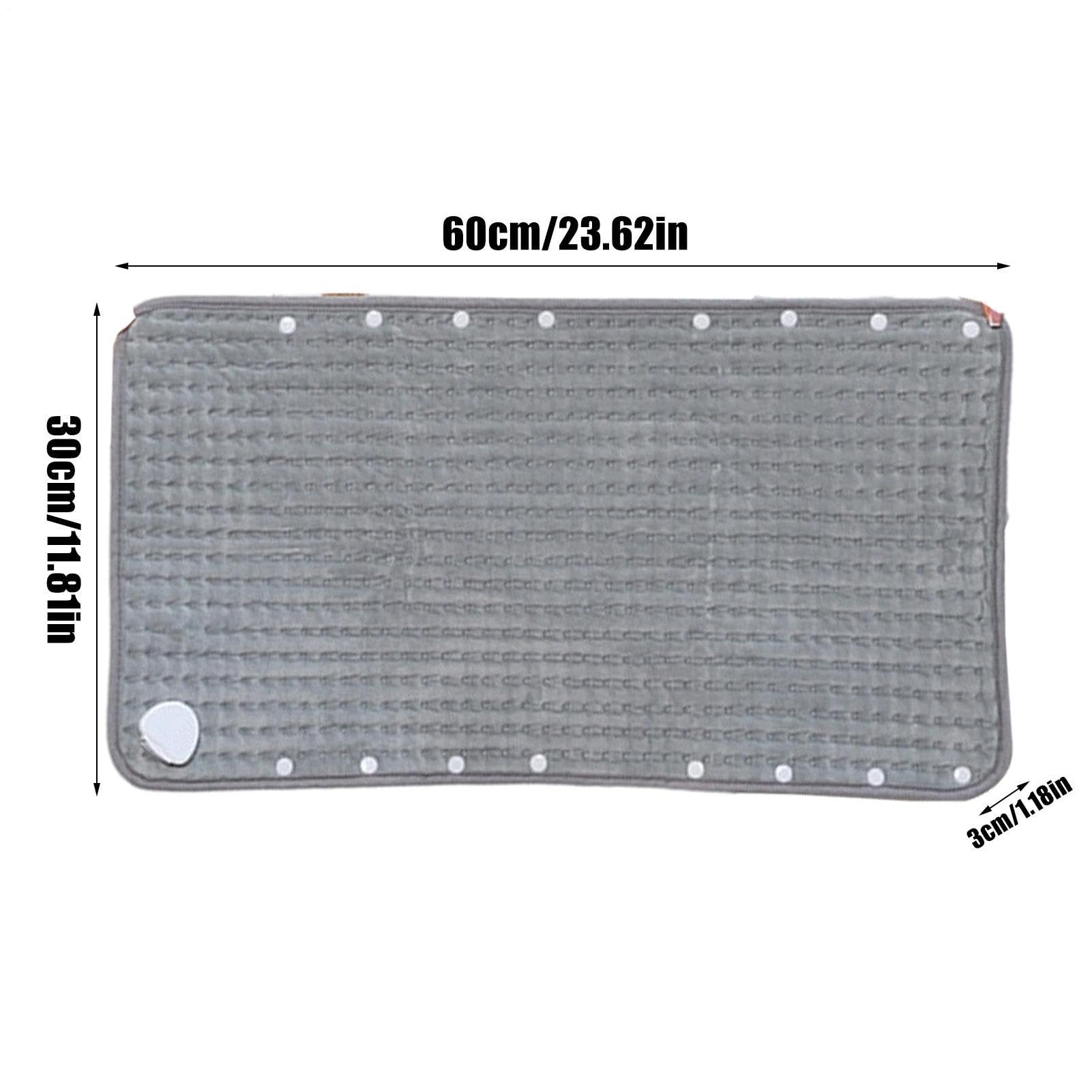 Heating Pad - Electric Warming Mat, 24x12 Inch Floor Mat with Adjustable Settings, Soft Warm Pads, Even Heat Heat Pad, Small Blanket for Menstrual Agony Shoulder Waist Knee Foot