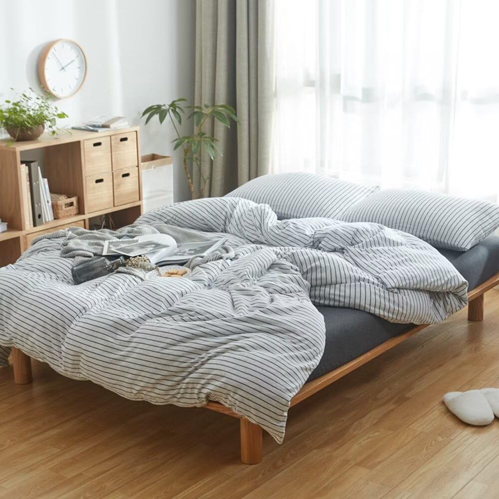 Parure de lit parure de lit et taies d'oreiller lit simple blanc ZX