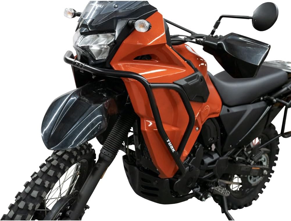 Tusk Crash Bars - Engine Guards Black Compatible with Kawasaki KLR650 2022-2026/GEN 3