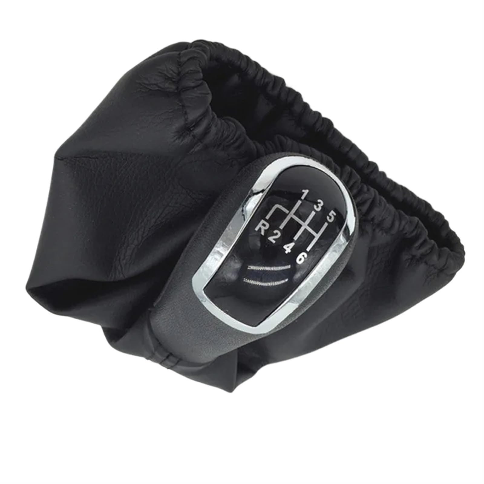 Hsukiho Black R123456 Car Shift Knob Cover For Benz For C-Class W202 W208 For E-Class W210 W203 S203 W245 W169 (04-12)/ W168 (97-04) Car Hand Speed Manual Gear Shift Knob(Black R123456)