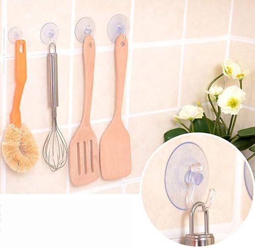 Miniatura 9 de Cabilock 12 ganchos de ventosa resistentes para pared extraíbles para paneles de yeso para cocina, baño, armario