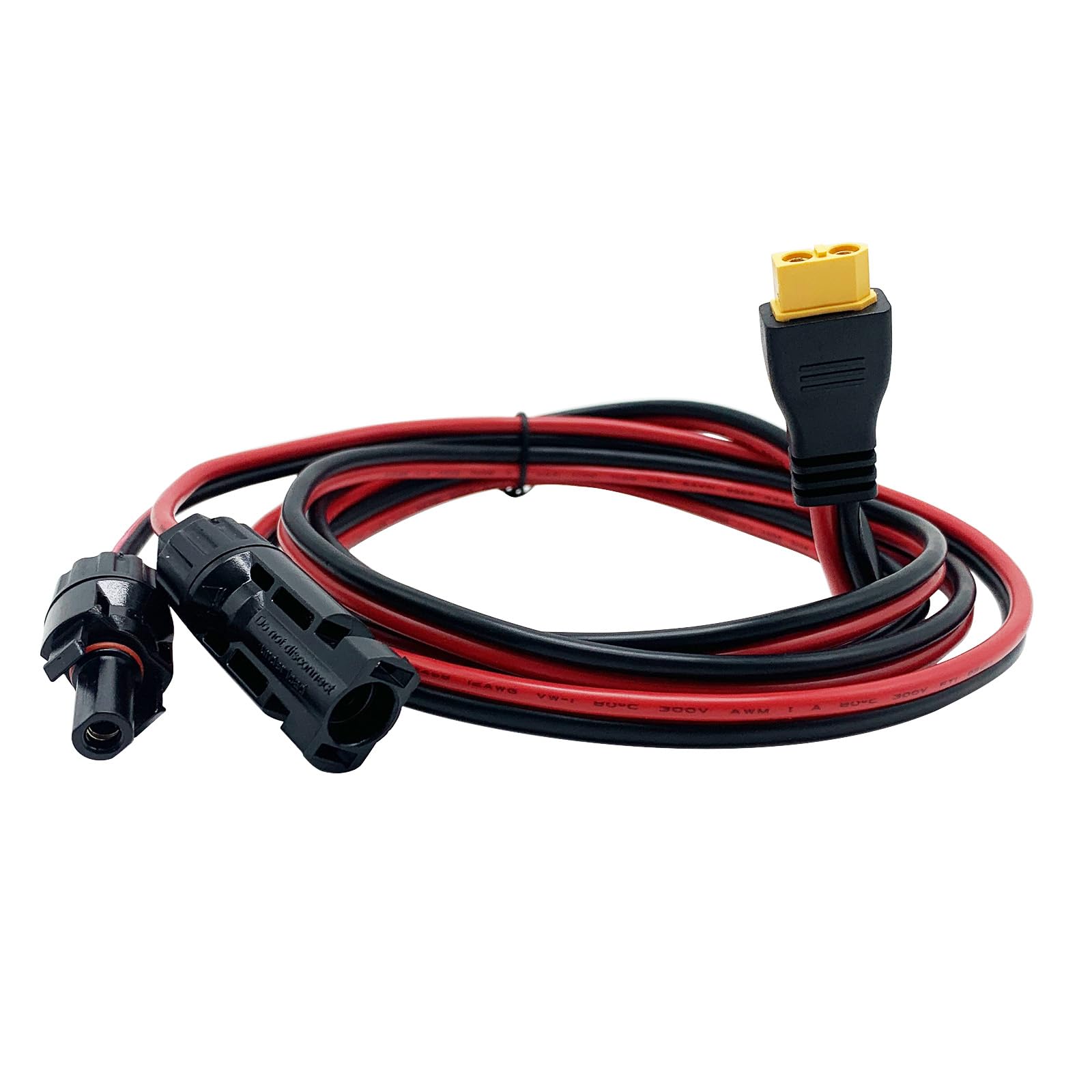 Amazon.co.jp: WBGADAM 5m MC4 XT60 変換ケーブル 12AWG MC4からXT60