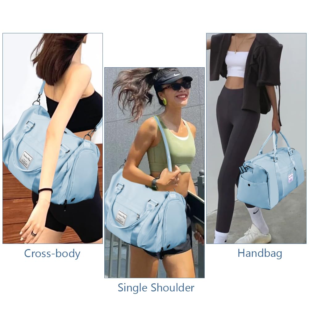 Flintronic Borsone da Viaggio, Borsa da Viaggio Impermeabile Grande Capacità, Borsone Palestra Sportiva, Borsa Sportiva da Palestra, Duffel per Sport/Viaggi