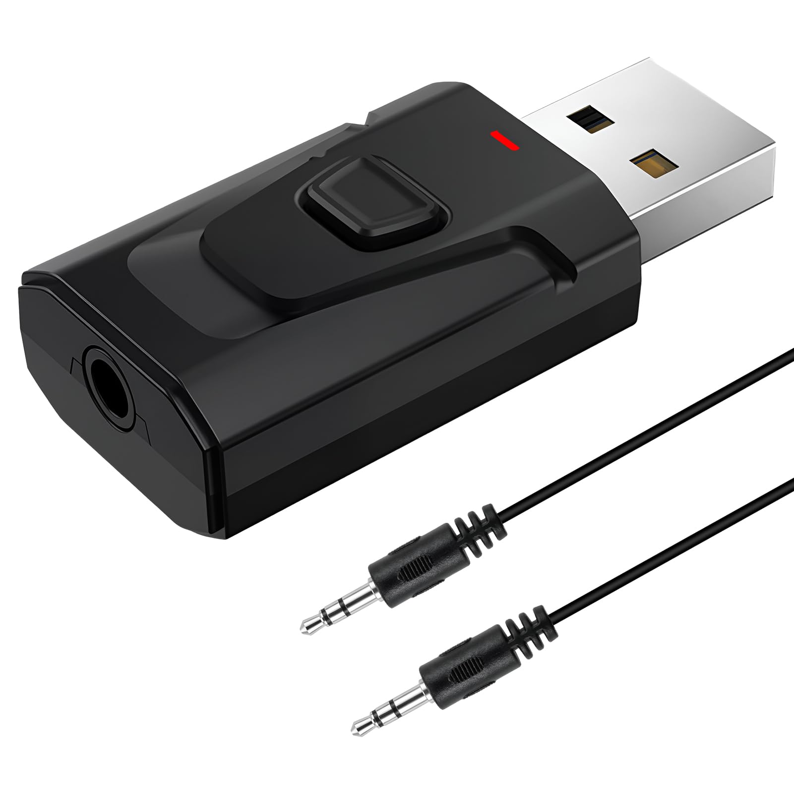 Bluetooth 5.0 Adapter: 4 in 1 USB Sender & Replacement, Universal Wireless Audio Adapter for PC & TV
