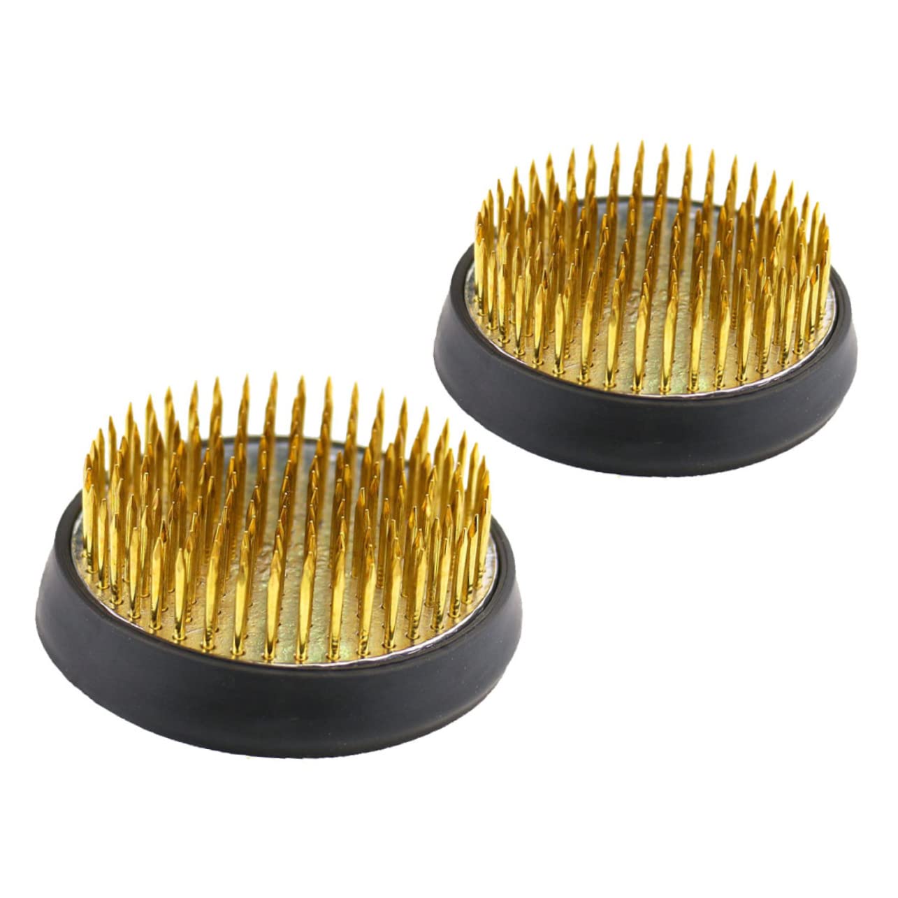 CIMAXIC 3sets Flower Arrangement Floral Pin Pin Small Perfume Bottle Houseplant Circle Plants Fasteners Multi-Function Spray Bottle Arrangement Pin Holder Fern Fake Plants Copper 2pcs*3