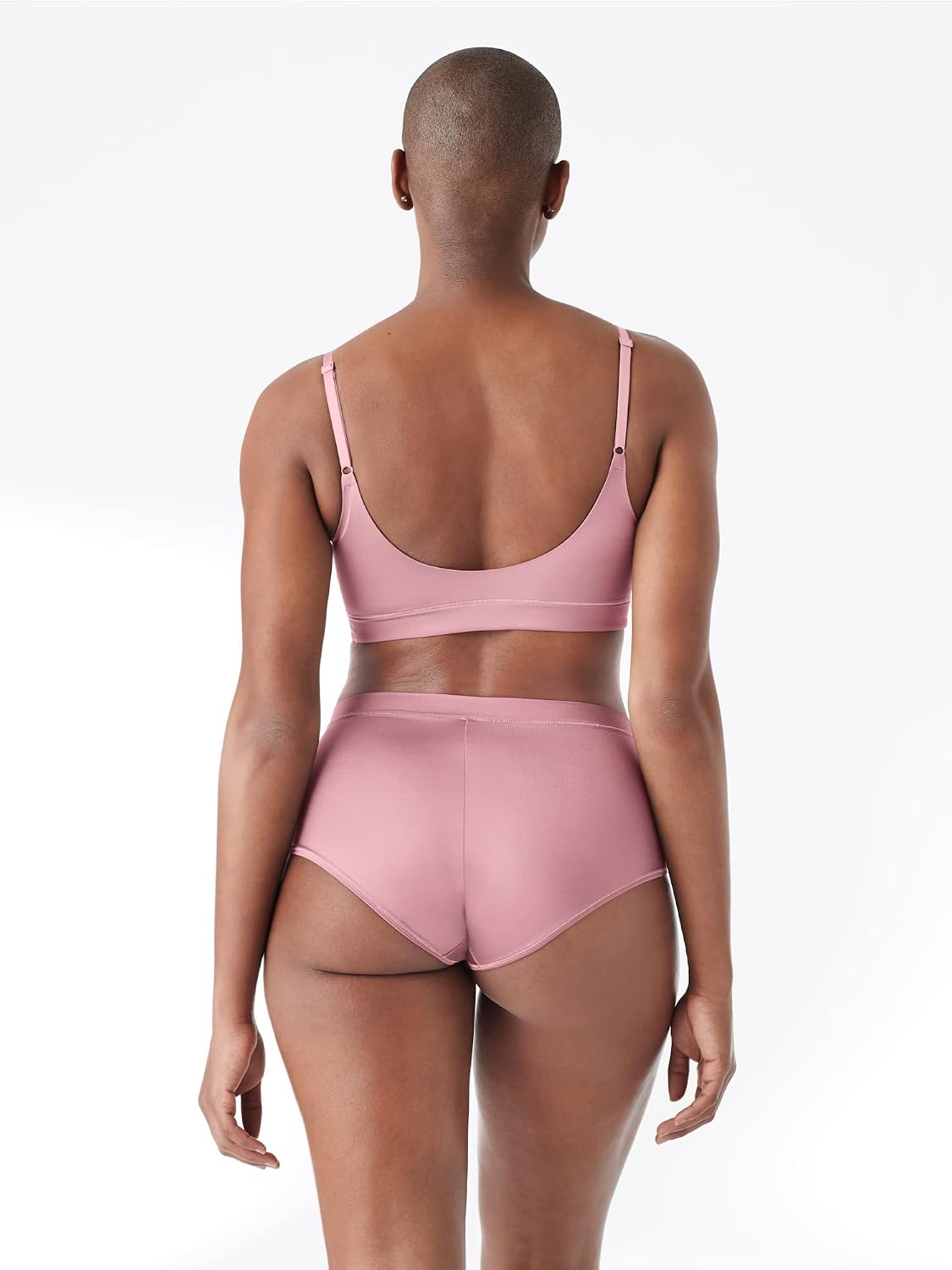 True & Co Women's Eco Shine Scoop Neck Bra