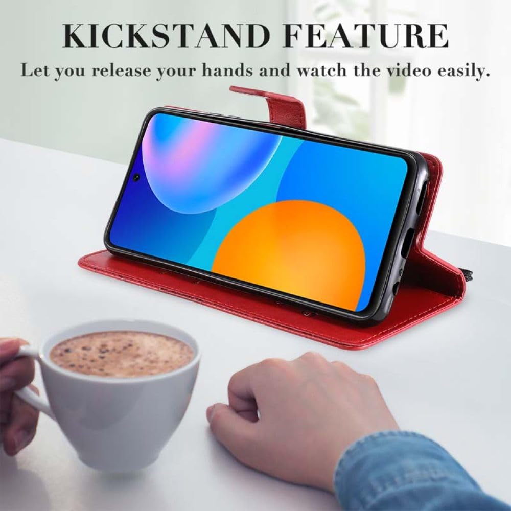 Custodia Con Cinturino Custodia Portafoglio Per Huawei Y6 2019 - Cover Con Cerniera, Carte, Vetro Temperato E Cinturino Custodia Glitter Per Honor Play 8A