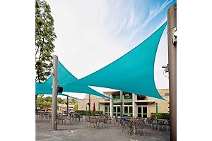 Royal Shade 10' x 10' x 10' Turquoise 10x10x10 Triangle Sun Shade...