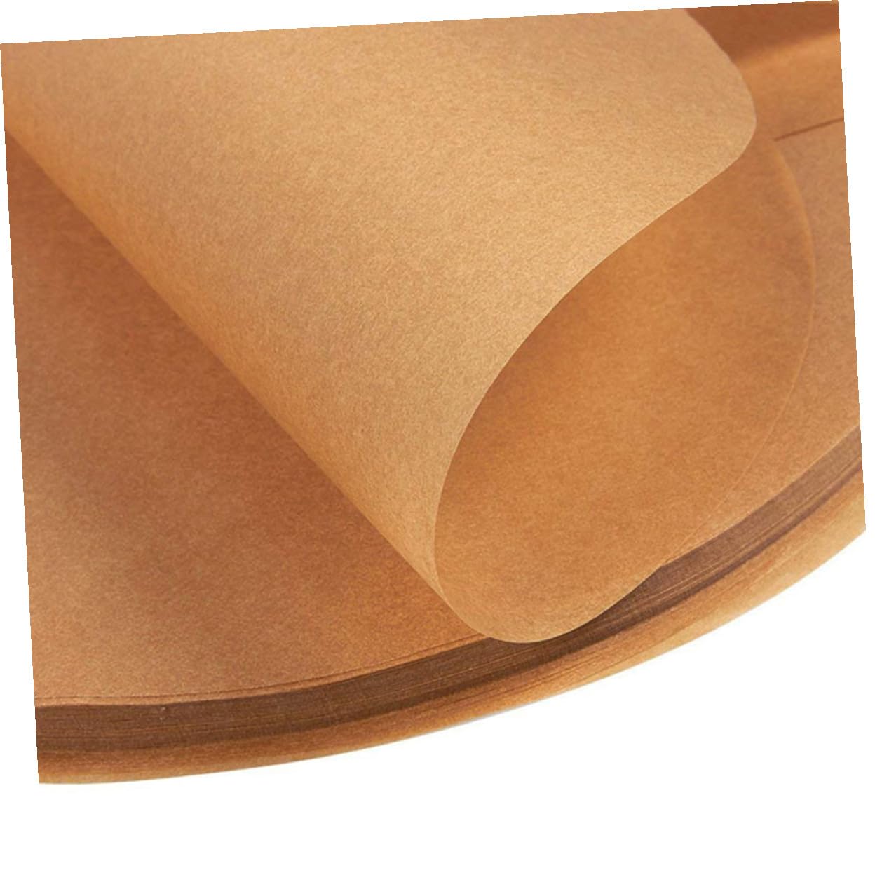 200 piezas Papel para Hornear sin Blanquear Unidades Resistente Altas Temperaturas Antiadherente Absorbe Aceite para Barbacoa Horno Vapor Freidora