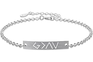God is Greater Than The Highs and Lows Silver Bracelet