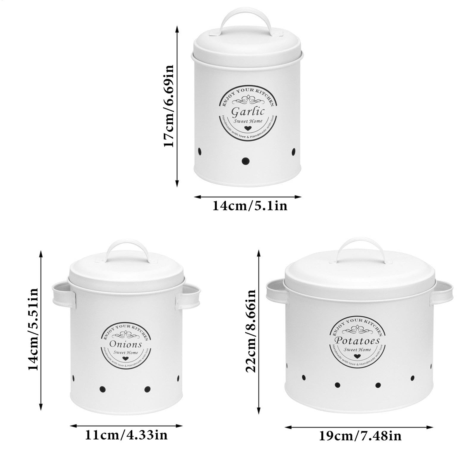 Conservazione di verdure da cucina, Conservazione di cipolle di patate | Barattoli da cucina, Pentole da cucina vintage, Pentole per verdure da cucina, Contenitori bianchi per cipolle, Barattoli di