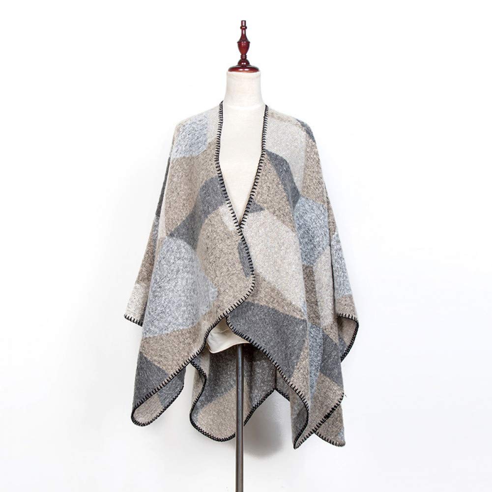 Écharpe hiver épaisse femme cape couverture contre le froid intense