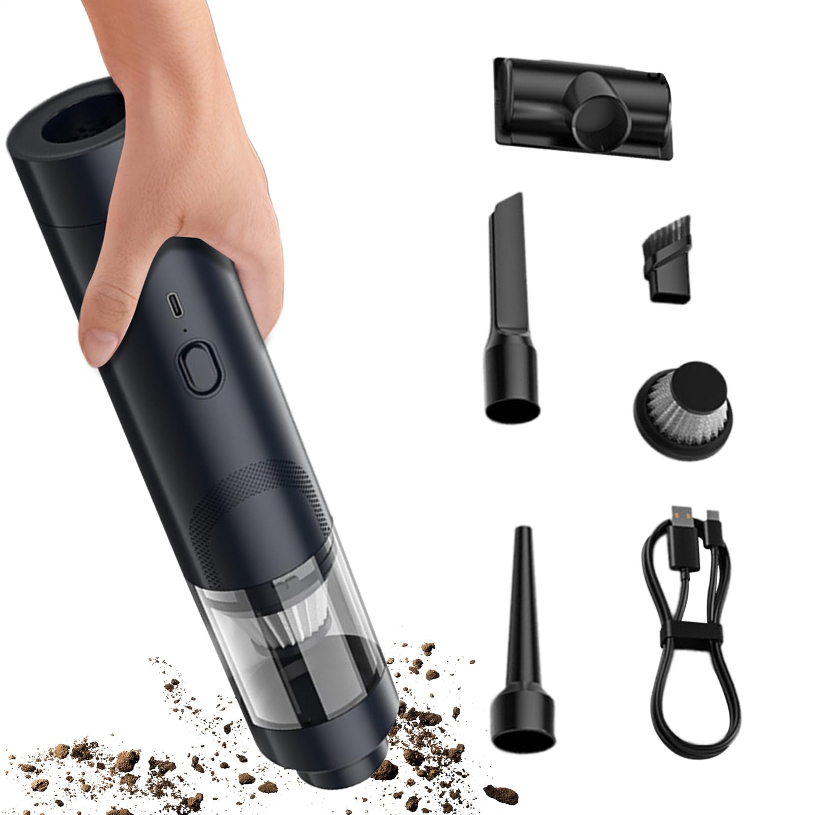 Aspirateur à main sans fil portable pour intérieur automobile et sièges