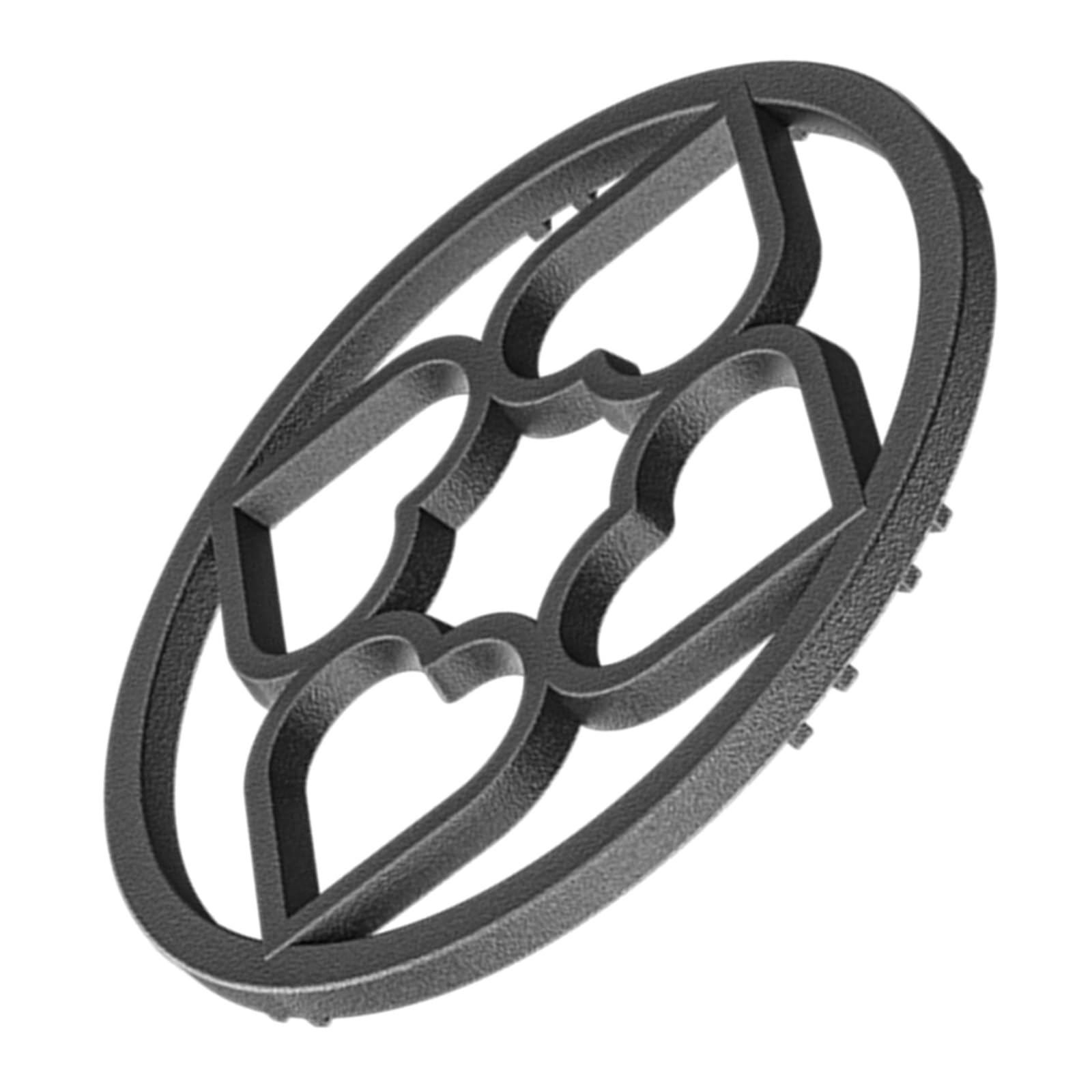 Xjdzineq Cast Iron Stove Holder 19cm Black Wok Rack Secure Pots and Pans Cookware Round Base for Cooktops Stove Rack