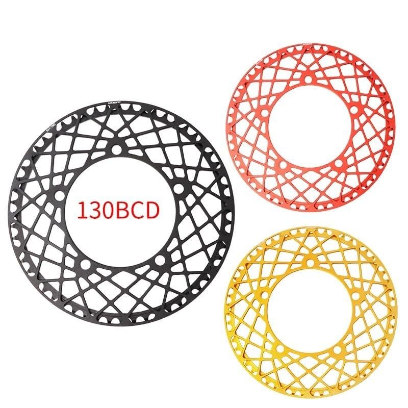 Platos para Bicicletas Plato de Bicicleta 130 BCD Corona Plato 53T 56T 58T Dientes Plegable BMX Rueda Dentada Platos y bielas