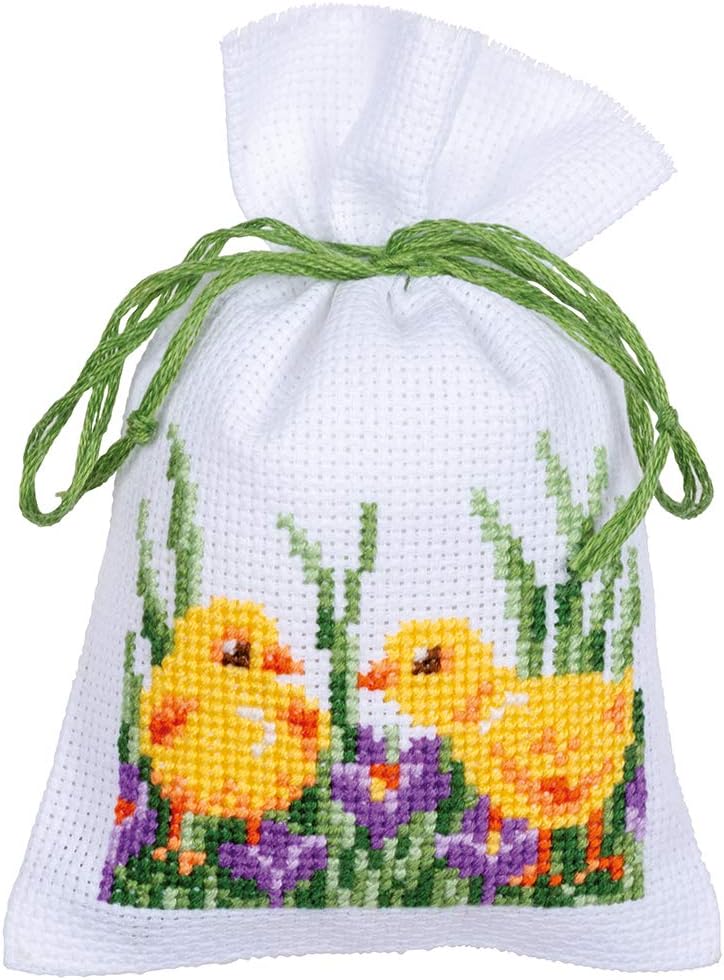 Vervaco Herb Bag Cross Stitch Kit, Cotton, Multicoloured, 8 x 12 cm - Image 5