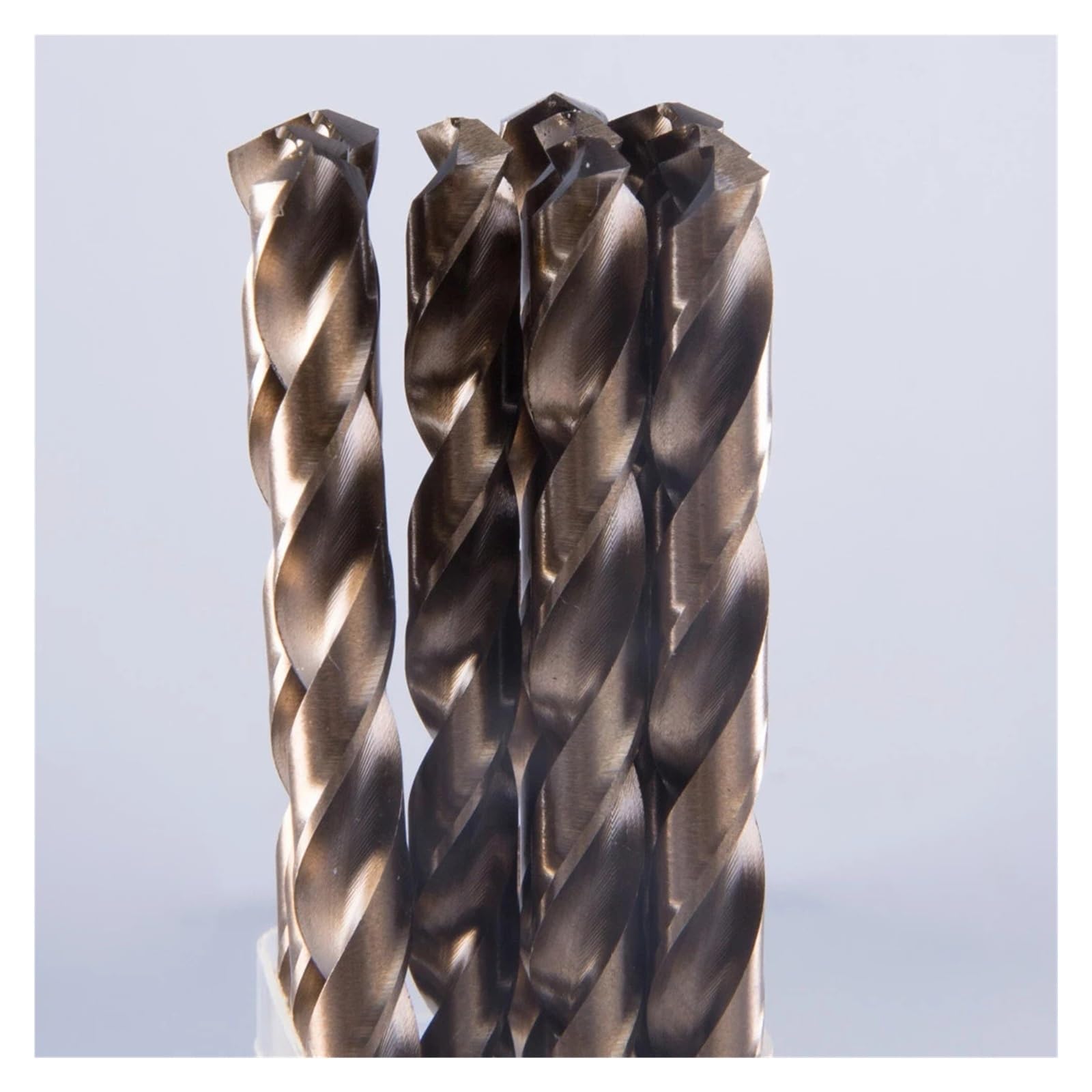 Zestaw 10 wierteł M35 ze stali szybkotnącej kobaltowej, 0,5 mm-8,0 mm, do stali nierdzewnej i twardych metali(7.8mm)