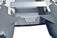 Vista 7 de BRIS Bote inflable de 10.8 pies para pesca de rafting bote de pontón tierno